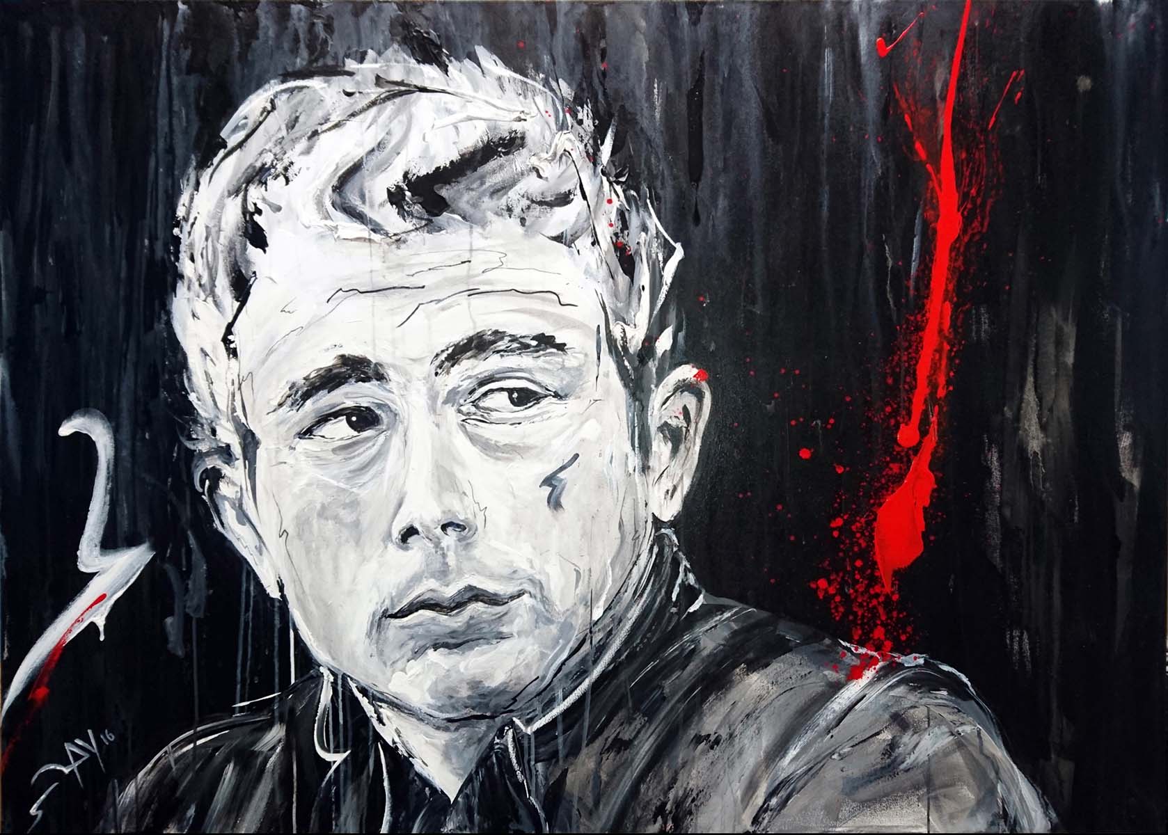 Acrylbild "James Dean" 140 x 100 cm