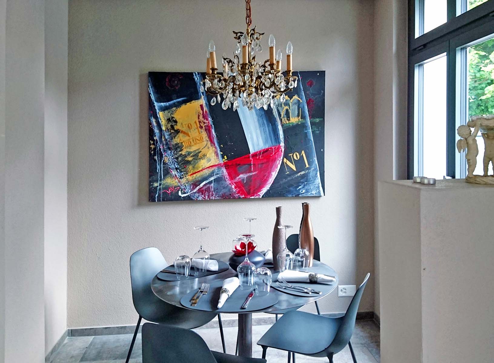 Kundenauftrag für Restaurant "Wein No1" 140 x 100 cm